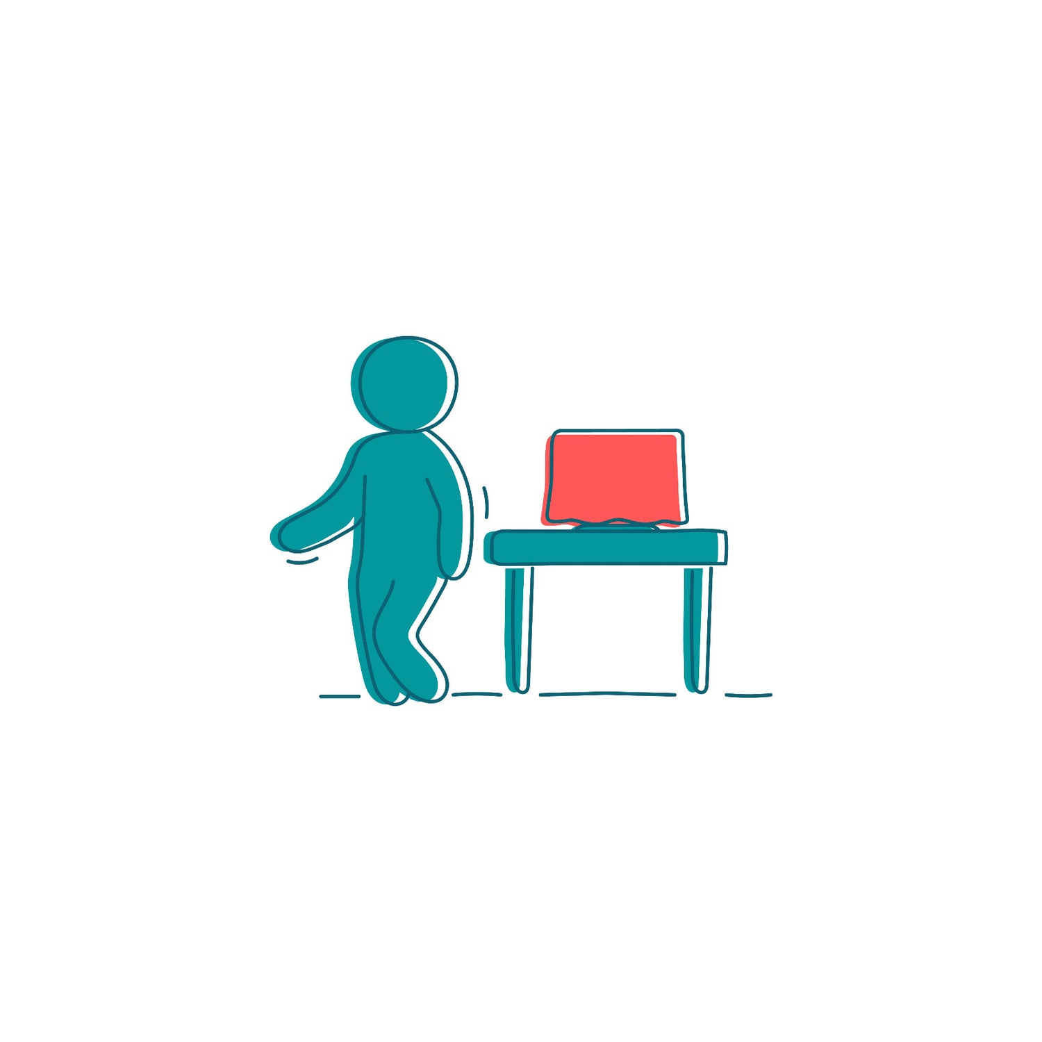 Diagram for putting on a monitor cover step 3